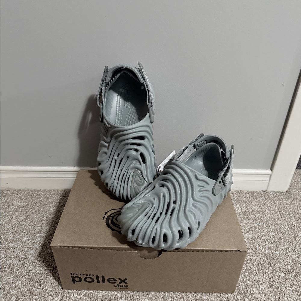 CROCS Gray Pollex Clogs Women’s Brand new Size 7